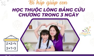 Học thuộc lòng bảng cửu chương trong 3 ngày